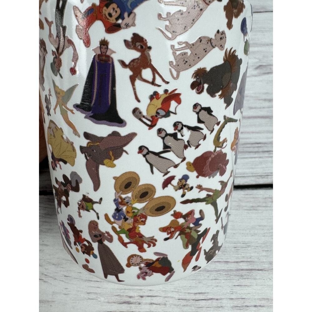 Disney‎ Ink & Paint Color Changing Ceramic Coffee Mug Cup Character Silhouettes - Picture 15 of 16